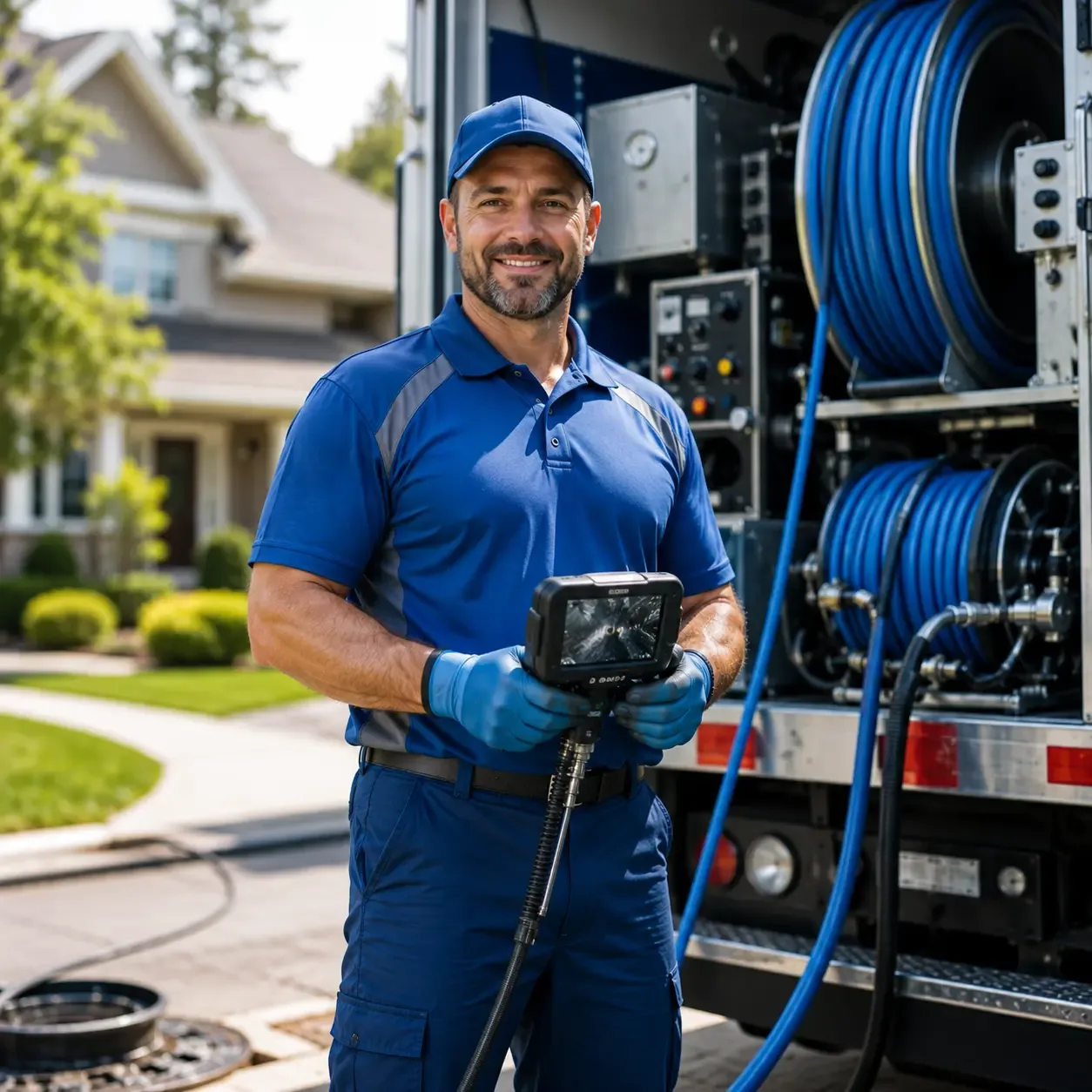Local outdoor drain cleaning specialists in Oakville, CT